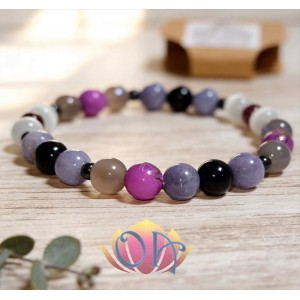 PULSEIRA ANCESTRAL COM TURMALINAS - METAMORFOSE VIOLETA PULSEIRA ANCESTRAL COM TURMALINAS - METAMORFOSE VIOLETA